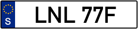Truck License Plate